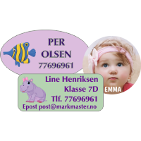 Design dine egne merkelapper