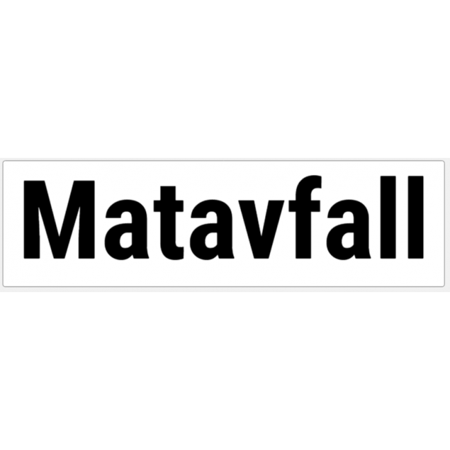 Matavfall 350x100mm