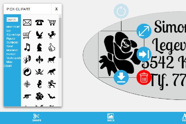 https://www.markmaster.com/no/merkelapper/klistremerker-solv Design egne sølv-klistremerker fra Markmaster